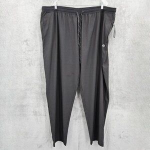Zelos Mens Big & Tall Active Pants 3X True Black Straight Pockets Quick Dry New